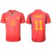 Tanie Strój piłkarski Hiszpania Ferran Torres #11 Koszulka Podstawowej MŚ 2022 Krótkie Rękawy